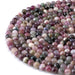 This is a Dakota Stones 6mm Multi Tourmaline Gemstone strand with A grade round beads in 15-16 inch strand.