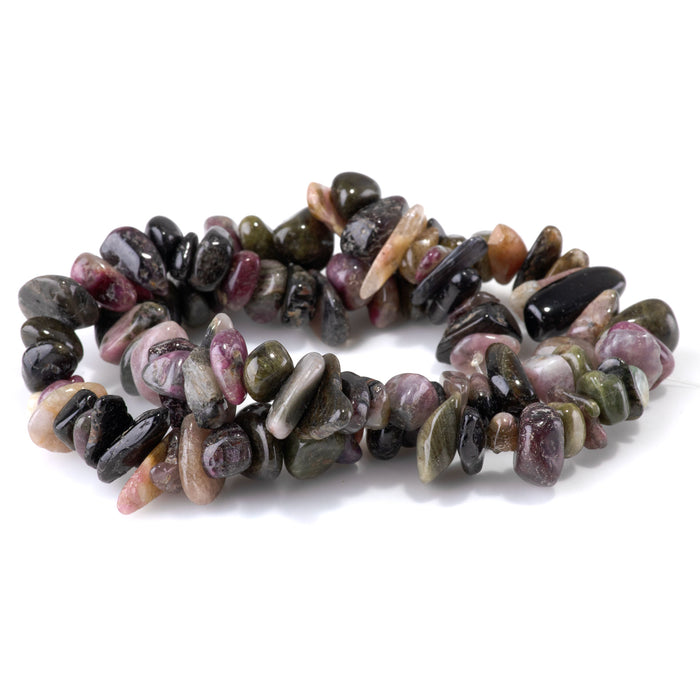Tourmaline 6x12mm Chip Bead - 15-16 Inch