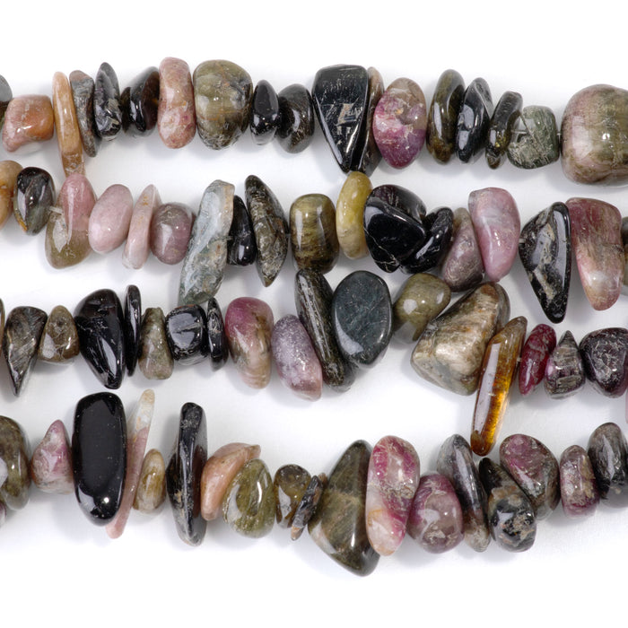 Tourmaline 6x12mm Chip Bead - 15-16 Inch