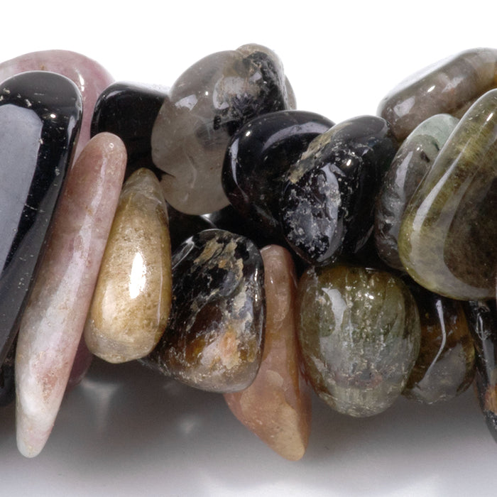 Tourmaline 6x12mm Chip Bead - 15-16 Inch