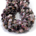 This is a Dakota Stones 8mm Multi Tourmaline Gemstone strand with star cut faceted coin beads in 15-16 inch strand.
