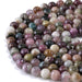 This is a Dakota Stones 8mm Multi Tourmaline Gemstone strand with A grade round beads in 15-16 inch strand.