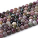 This is a Dakota Stones 8mm Multi Tourmaline Gemstone strand with A grade round beads in 15-16 inch strand.