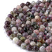 This is a Dakota Stones 8mm Multi Tourmaline Gemstone strand with double heart faceted round beads in 15-16 inch strand.