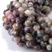 This is a Dakota Stones 8mm Multi Tourmaline Gemstone strand with double heart faceted round beads in 15-16 inch strand.