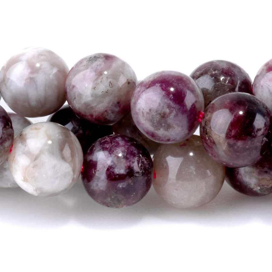 Plum Tourmaline 8mm Round - 15-16 Inch – Dakota Stones