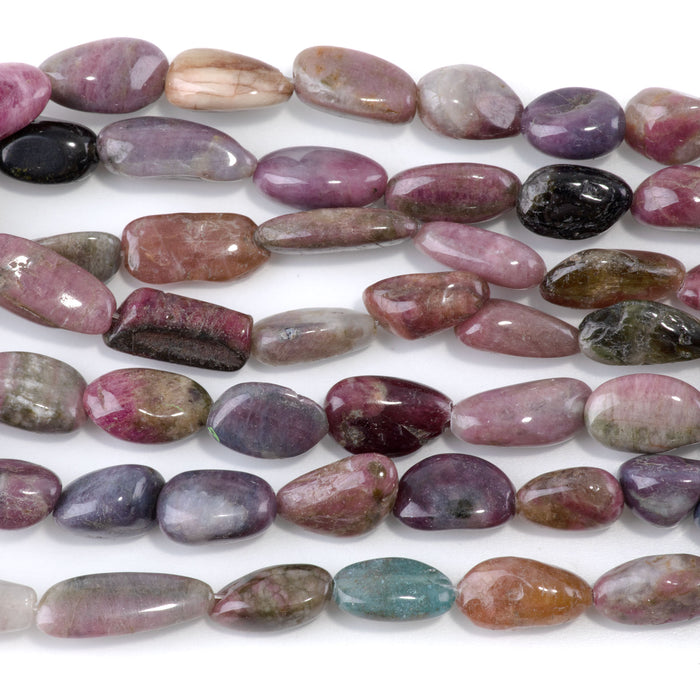 Tourmaline 9x12-9-13x25 Oval Nugget - 15-16 Inch