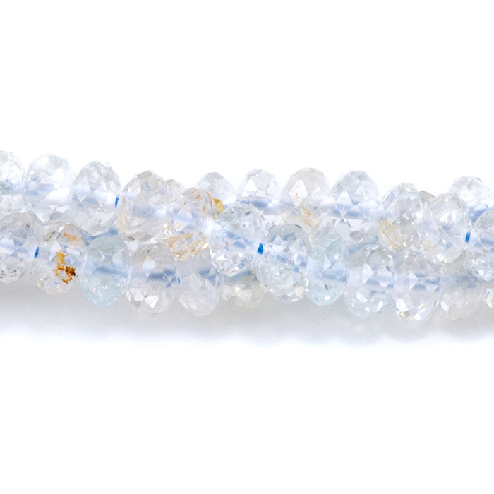 Topaz 3x4mm Rondelle Faceted - 15-16 Inch