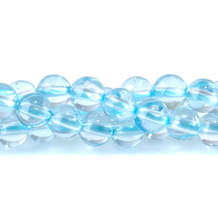 Topaz Sky Blue 5mm Round - 8 Inch