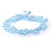 This is a Dakota Stones 6mm Blue Topaz Gemstone strand with A grade faceted round beads in 15-16 inch strand.