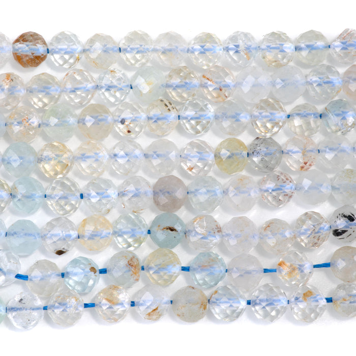 Golden Topaz 6mm Faceted Round - 15-16 Inch
