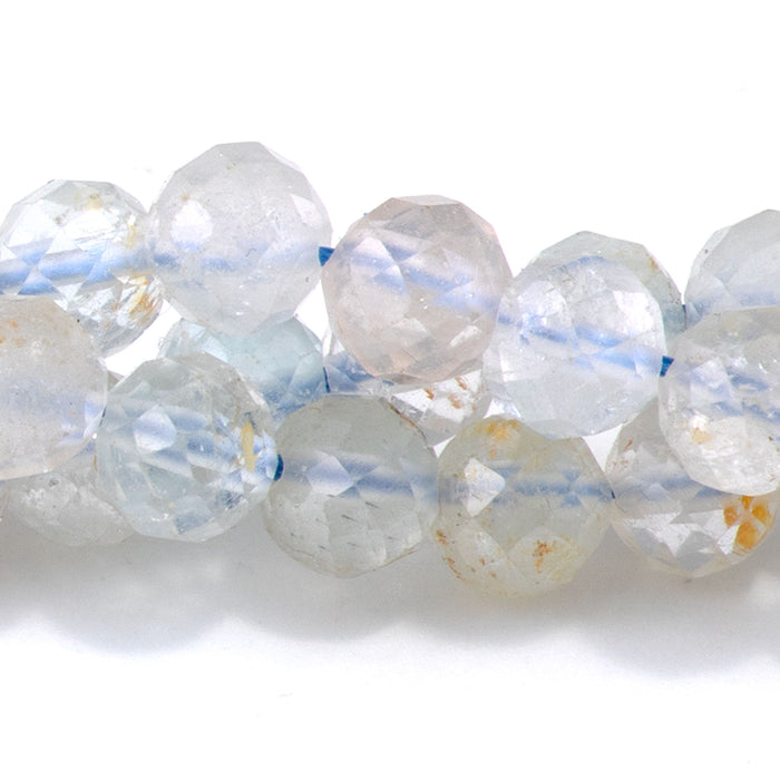 Golden Topaz 6mm Faceted Round - 15-16 Inch