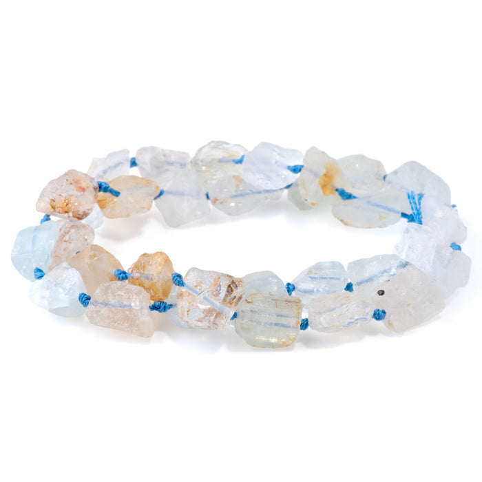 Topaz 8x10-10x12mm Rough Nugget A Grade - 15-16 Inch