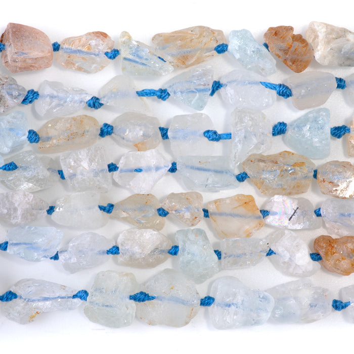 Topaz 8x10-10x12mm Rough Nugget A Grade - 15-16 Inch