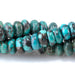 This is a Dakota Stones 3x6mm Hubei Turquoise Grade Gemstone strand with AA grade rondelle beads.