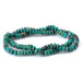 This is a Dakota Stones 4x6mm Hubei Turquoise Grade Gemstone strand with AA grade rondelle beads.