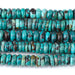 This is a Dakota Stones 4x10mm Hubei Turquoise Gemstone strand with tyre beads in 15-16 inch strand.