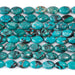 This is a Dakota Stones 8x12mm Hubei Turquoise Puff Gemstone strand with AA grade oval beads in 15-16 inch strand.