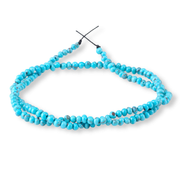 Egyptian Turquoise 2x4-4x5mm Side Drill Nugget - 15-16 Inch