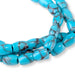 This is a Dakota Stones 5x7mm Egyptian Turquoise Gemstone strand with barrel beads in 15-16 inch strand.
