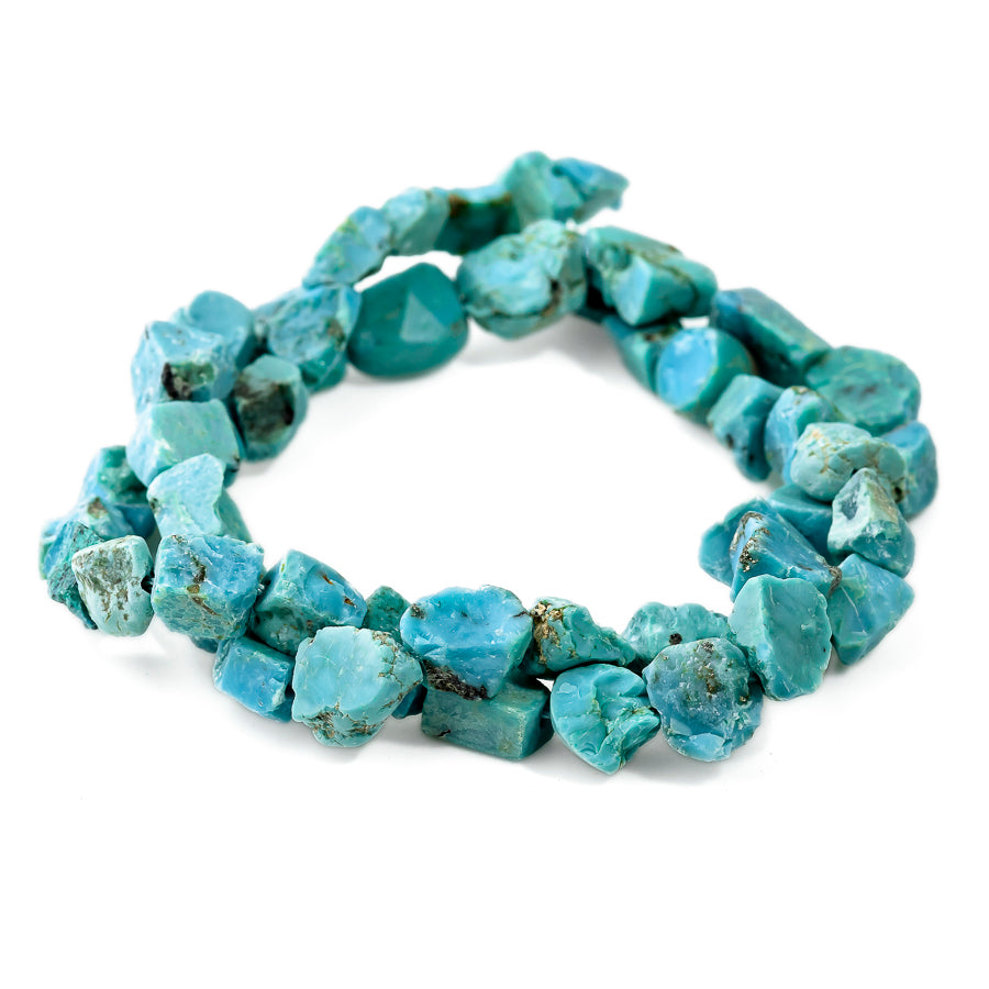 Turquoise 6x8-8x10mm Rough Nugget - 15-16 Inch
