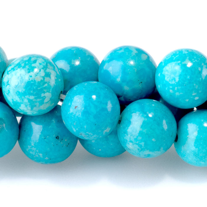 Anhui Turquoise 8mm Round AA Grade - 15-16 Inch