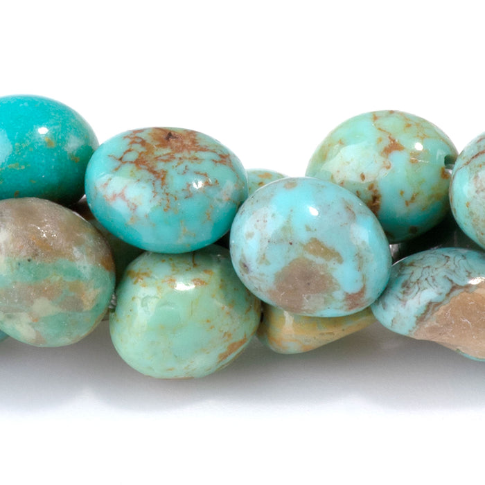 Elisa Turquoise 8-9mm Pebble Bead - 15-16 Inch