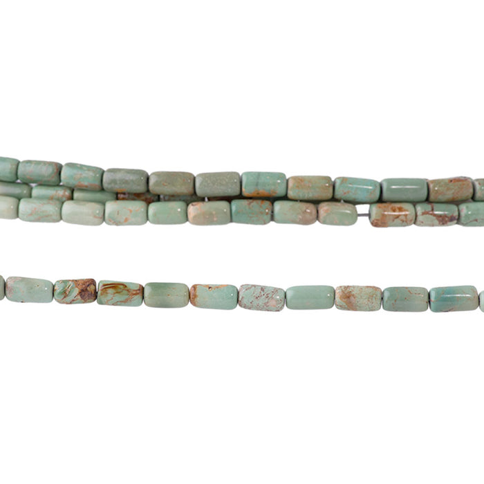 Elisa Turquoise 6x8mm Tube - 15-16 Inch