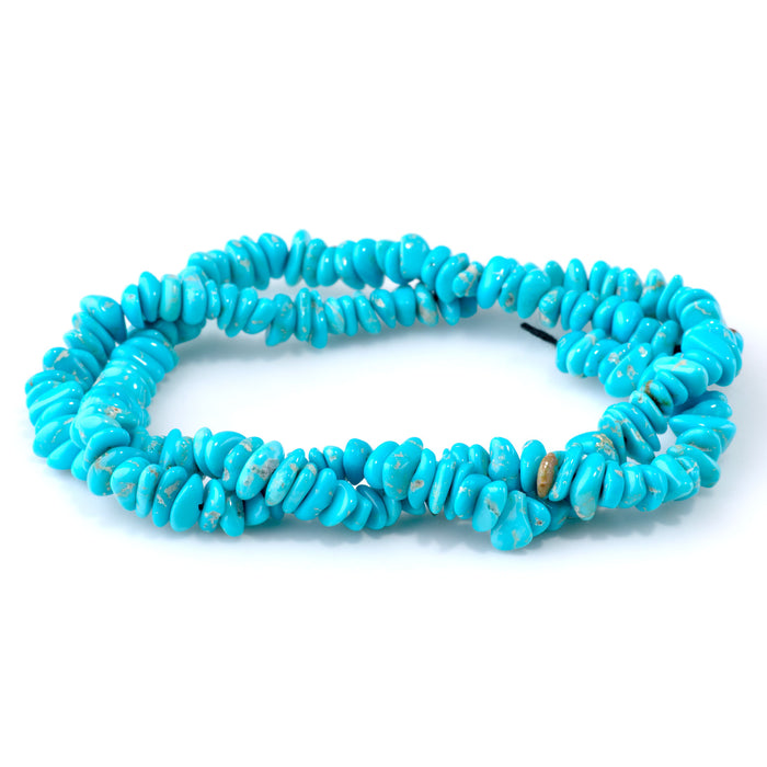 Sleeping Beauty 6-10mm Light Blue Chip - 17-18 Inch