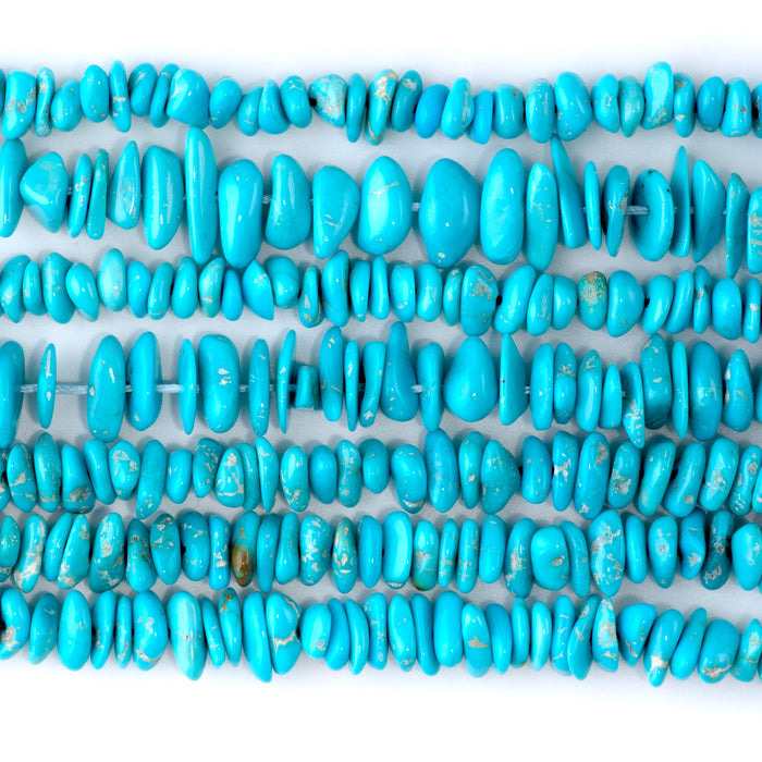 Sleeping Beauty 6-10mm Light Blue Chip - 17-18 Inch