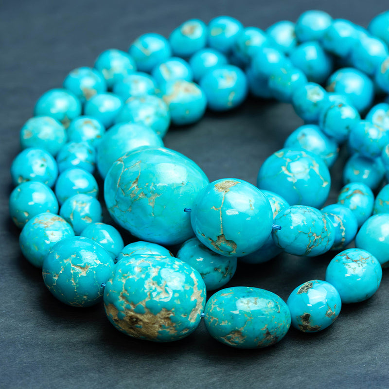 Sleeping Beauty Turquoise Gemstone Beads