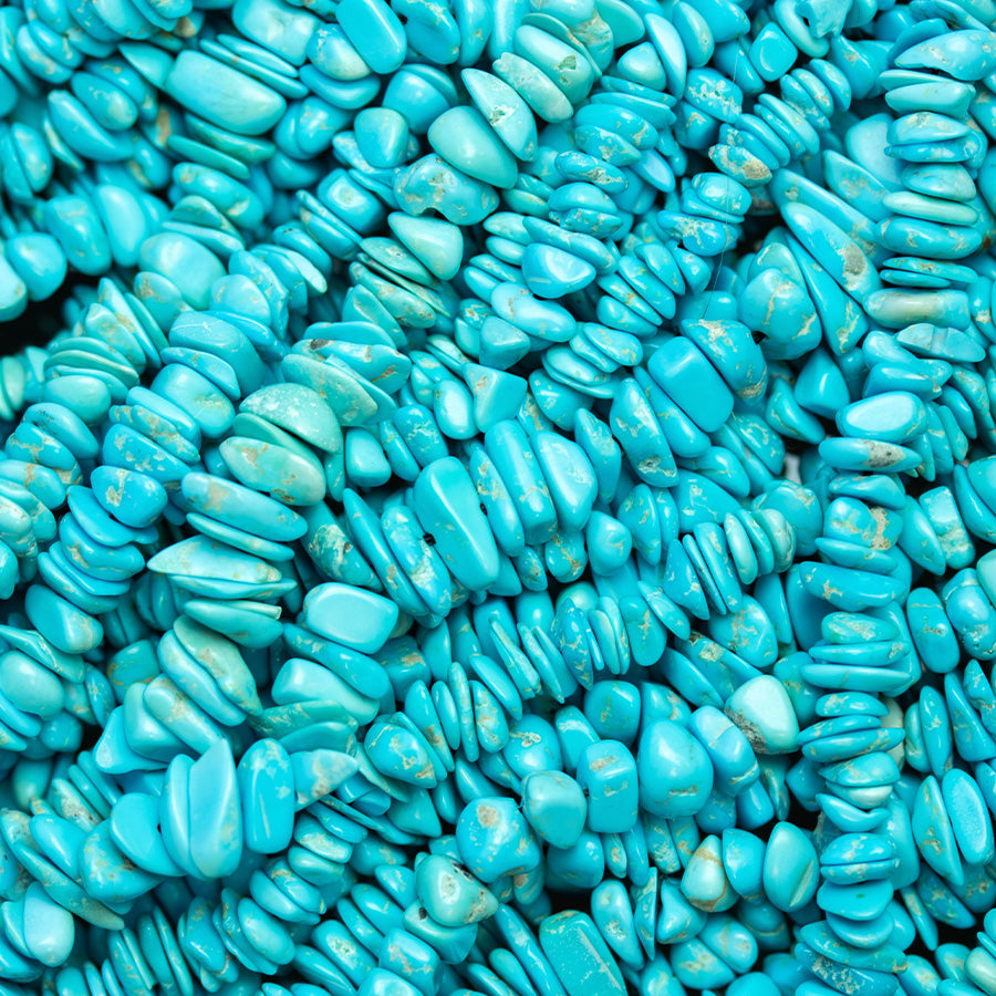 Sleeping Beauty Turquoise 4-5mm Chip 18 Inch - Limited Editions