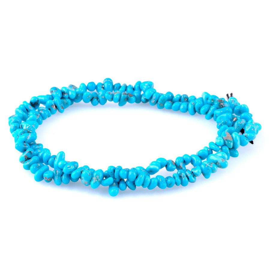 Sleeping Beauty Turquoise 4-5mm Pebble Blue 18 Inch - Limited Editions