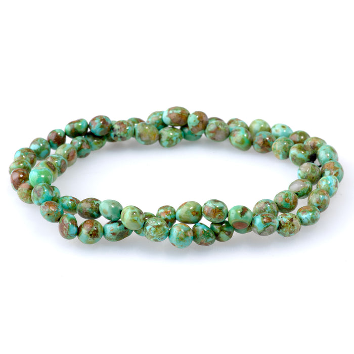 Sonoran Mountain Turquoise 7-8mm Nugget - 17-18 Inch