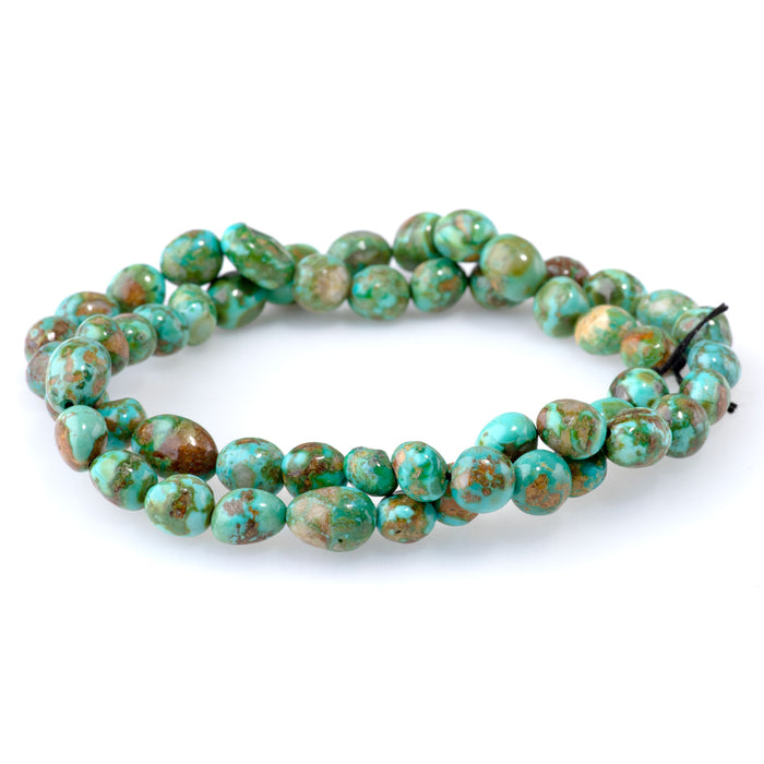 Sonoran Mountain Turquoise 8-9mm Nugget - 17-18 Inch