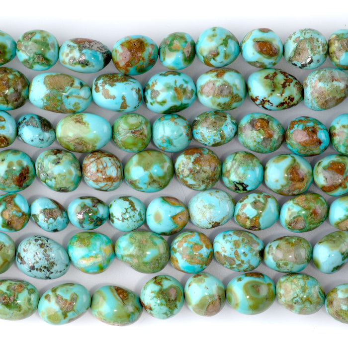 Sonoran Mountain Turquoise 8-9mm Blue Nugget - 17-18 Inch