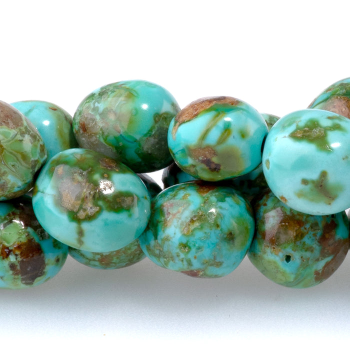 Sonoran Mountain Turquoise 8-9mm Blue Nugget - 17-18 Inch