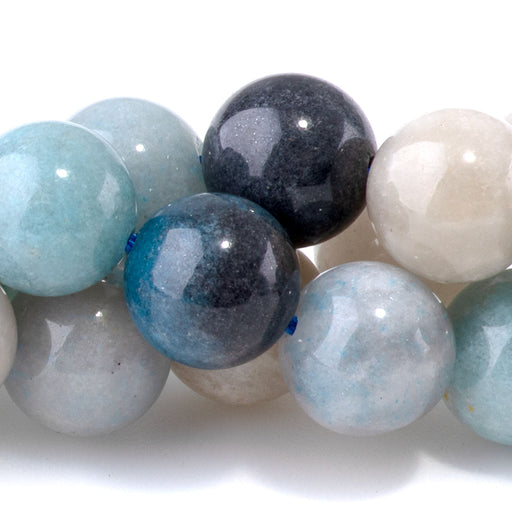 This is a Dakota Stones 10mm Trolleite Gemstone strand with round beads in 15-16 inch strand.