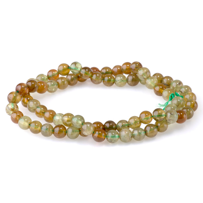 Tsavorite 6mm Round A Grade - 15-16 Inch