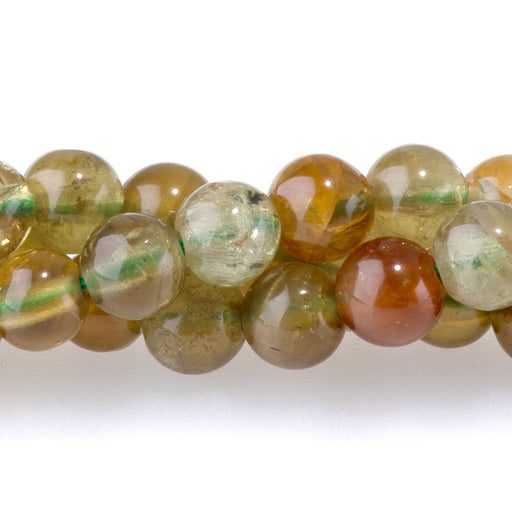This is a Dakota Stones 6mm Tsavorite Gemstone strand with A grade round beads in 15-16 inch strand.