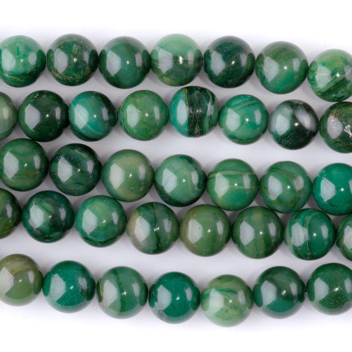 Verdite 10mm Round - 15-16 Inch