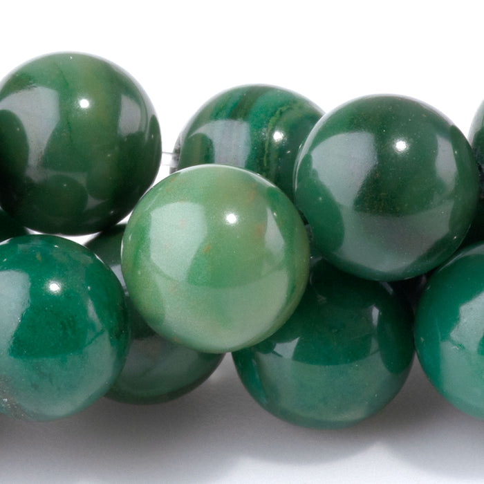 Verdite 10mm Round - 15-16 Inch