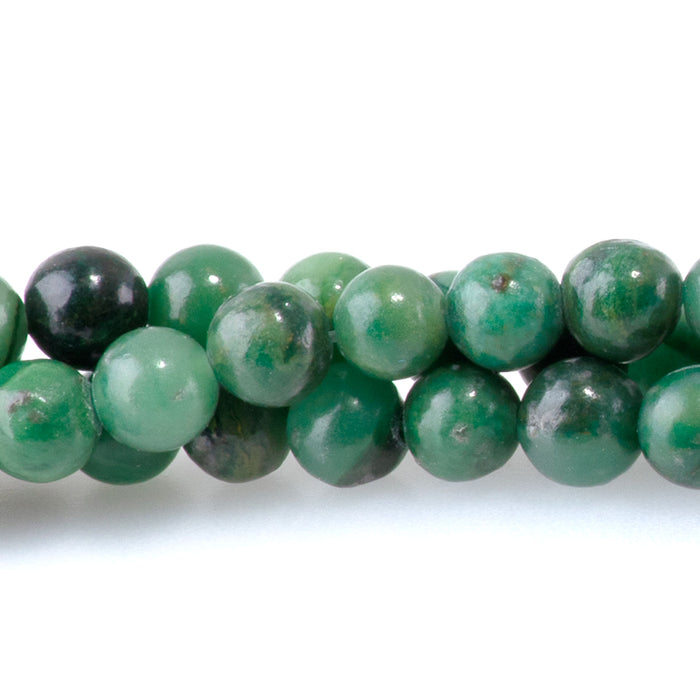 Verdite 4mm Round - 15-16 Inch