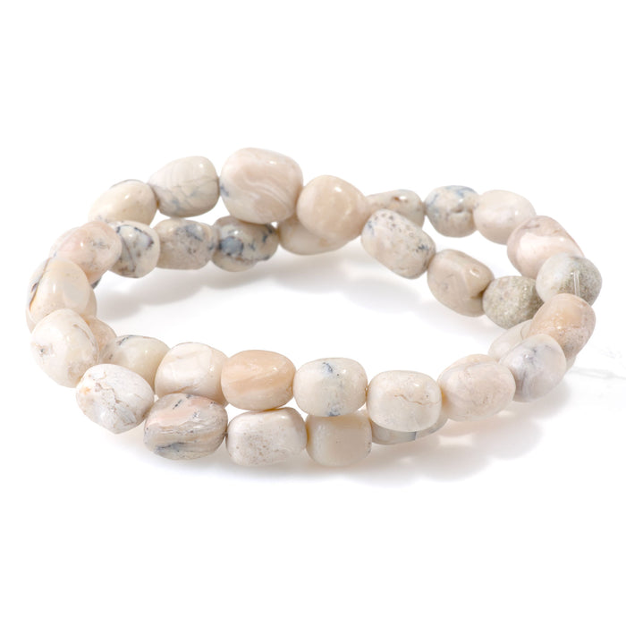 White African Opal 8x10mm Nugget - 15-16 Inch