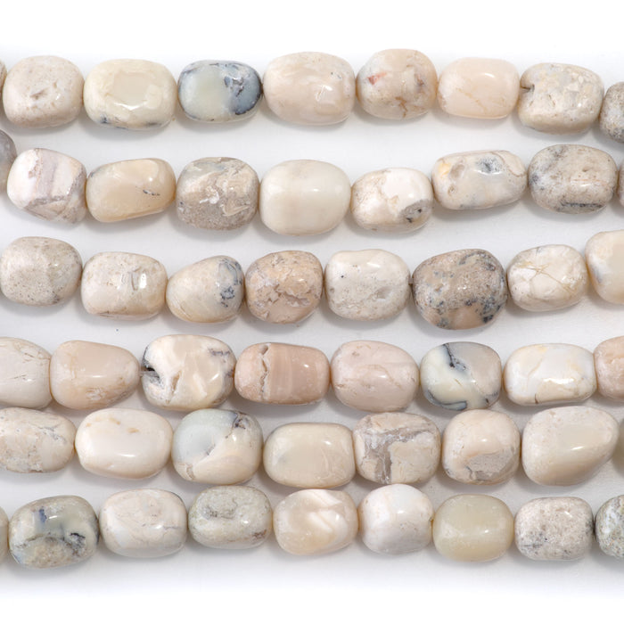 White African Opal 8x10mm Nugget - 15-16 Inch