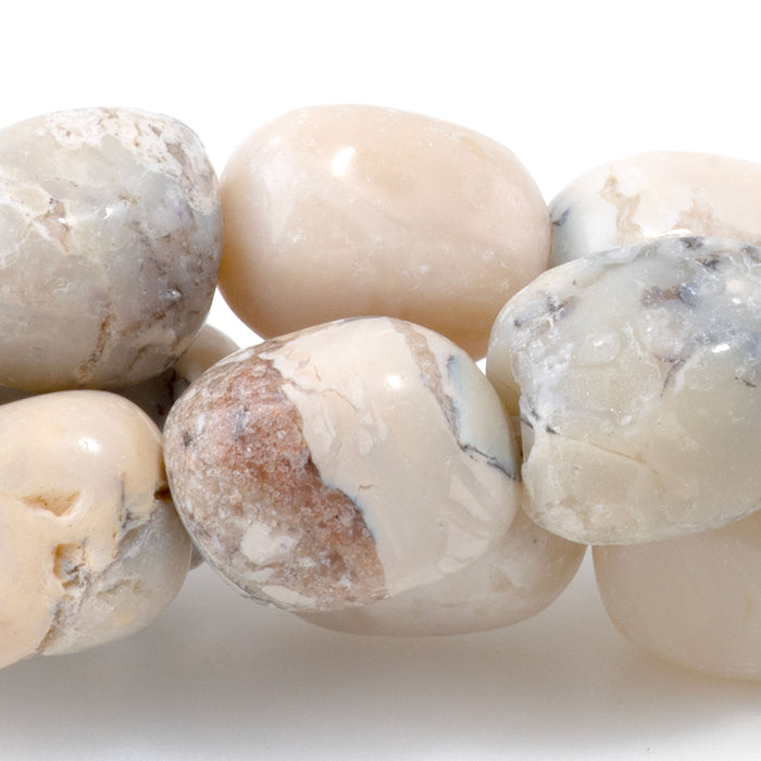 White African Opal 8x10mm Nugget - 15-16 Inch