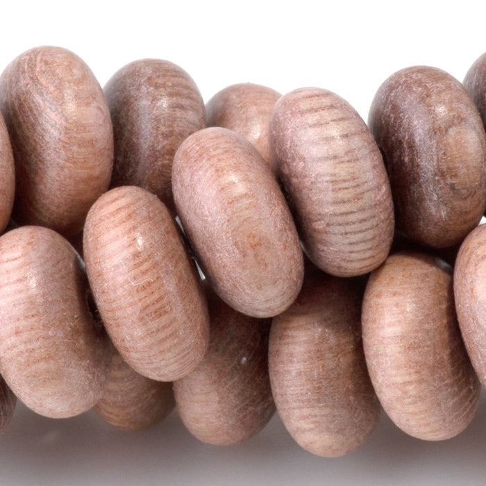 Rosewood 10mm Rondelle Bead - 15-16 Inch