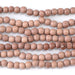 This is a Dakota Stones 6mm Rose Wood Gemstone strand with round beads in 15-16 inch strand.