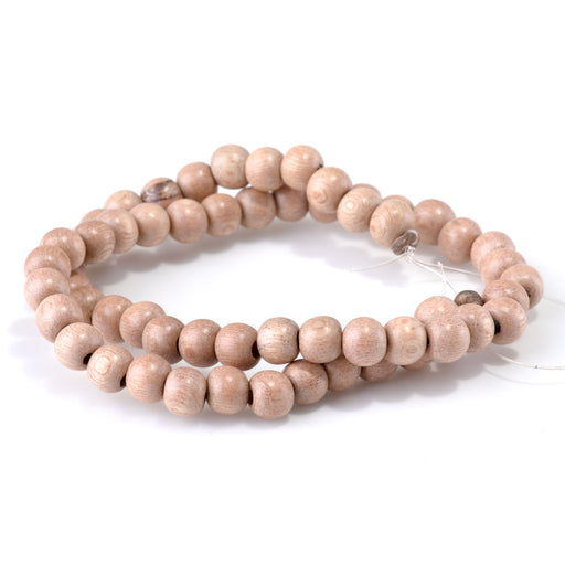 This is a Dakota Stones 8mm Rose Wood Gemstone strand with round beads in 15-16 inch strand.