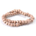 This is a Dakota Stones 8mm Rose Wood Gemstone strand with round beads in 15-16 inch strand.